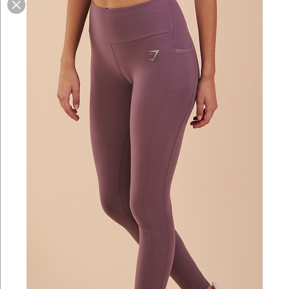 gymshark mauve pocket leggings